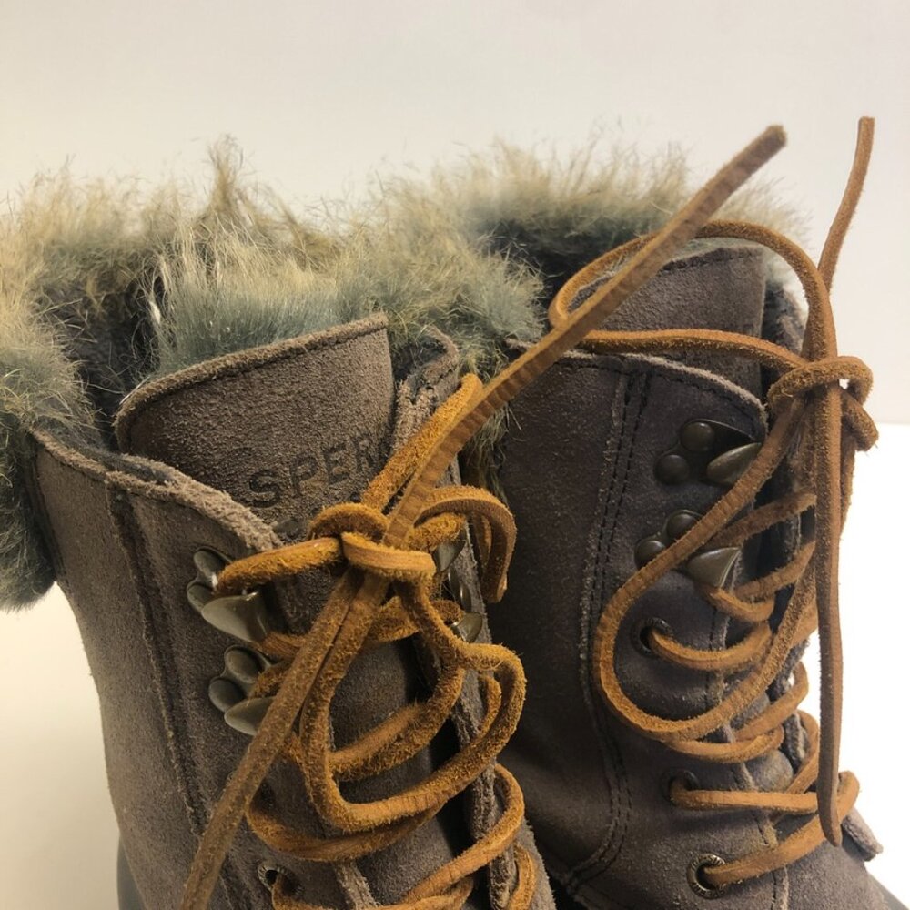 Sperry Top-Sider Women's White Water Fur Lined Boot Size 10 - Picture 6 of 9